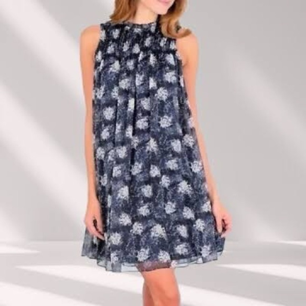 Joie Smocked Tunic Dress